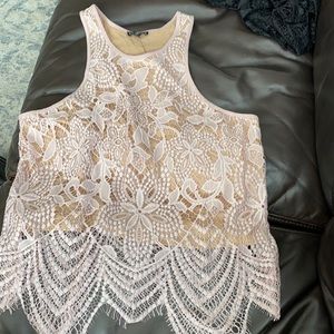 Express lace top